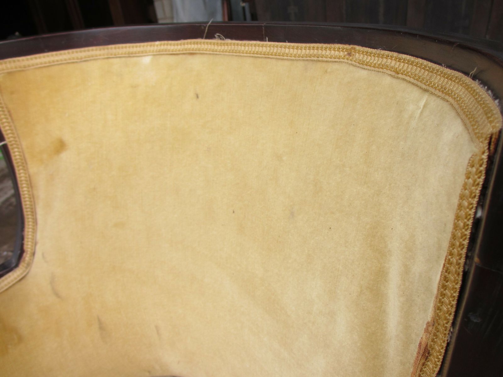 19th Century Mahogany Framed Upholstered Tub Armchair photo 885.0