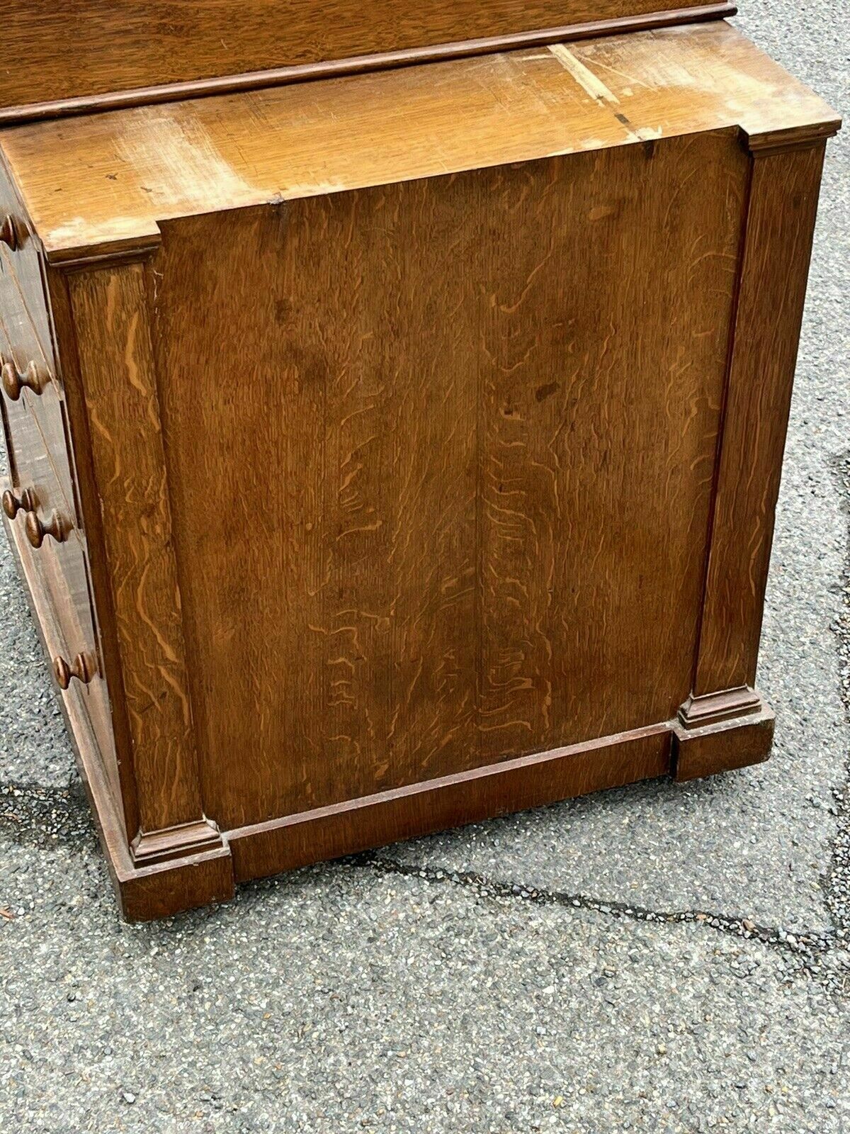 Victorian Light Oak Davenport Desk. Lamb Of Manchester, Gillows Design photo vintage