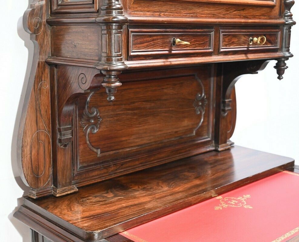 photo buy Small Rosewood Showcase Desk Napoleon III Period  Mid 19th Century