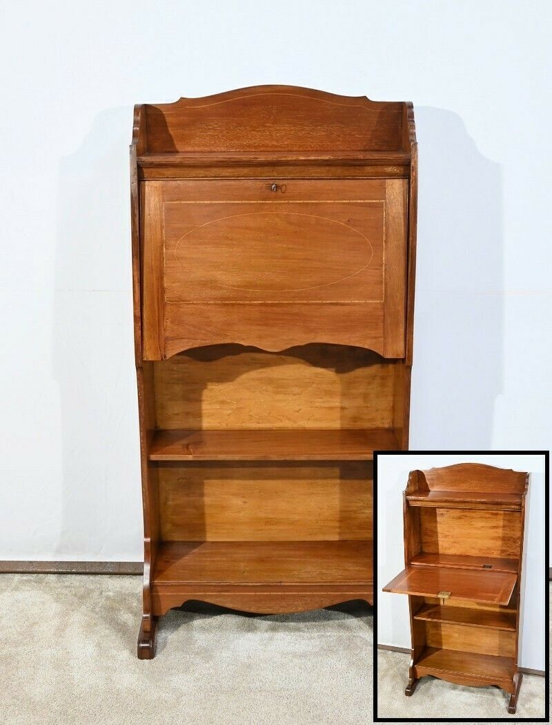Small Secretary Known As Billet Doux In Solid Mahogany England  Early 20th Century
