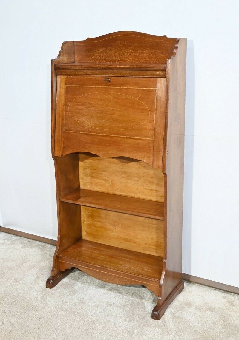 Small Secretary Known As Billet Doux In Solid Mahogany England  Early 20th Century photo Furniture