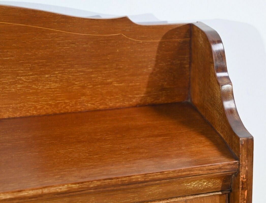 photo for sale Small Secretary Known As Billet Doux In Solid Mahogany England  Early 20th Century