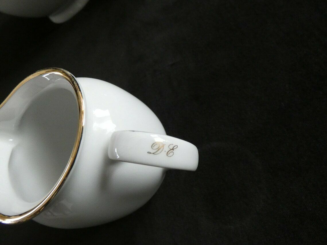 Koffie  En Theeservies Van Porselein, Duitsland Bavaria – Winterling Bavaria Koffieservies, Vintage Theeservies, Wit Koffieservies, Kwaliteitsporselein Uit Duitsland photo 81.0