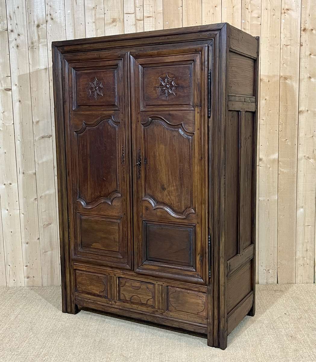 Breton Wardrobe In Cherry And Chestnut photo for sale