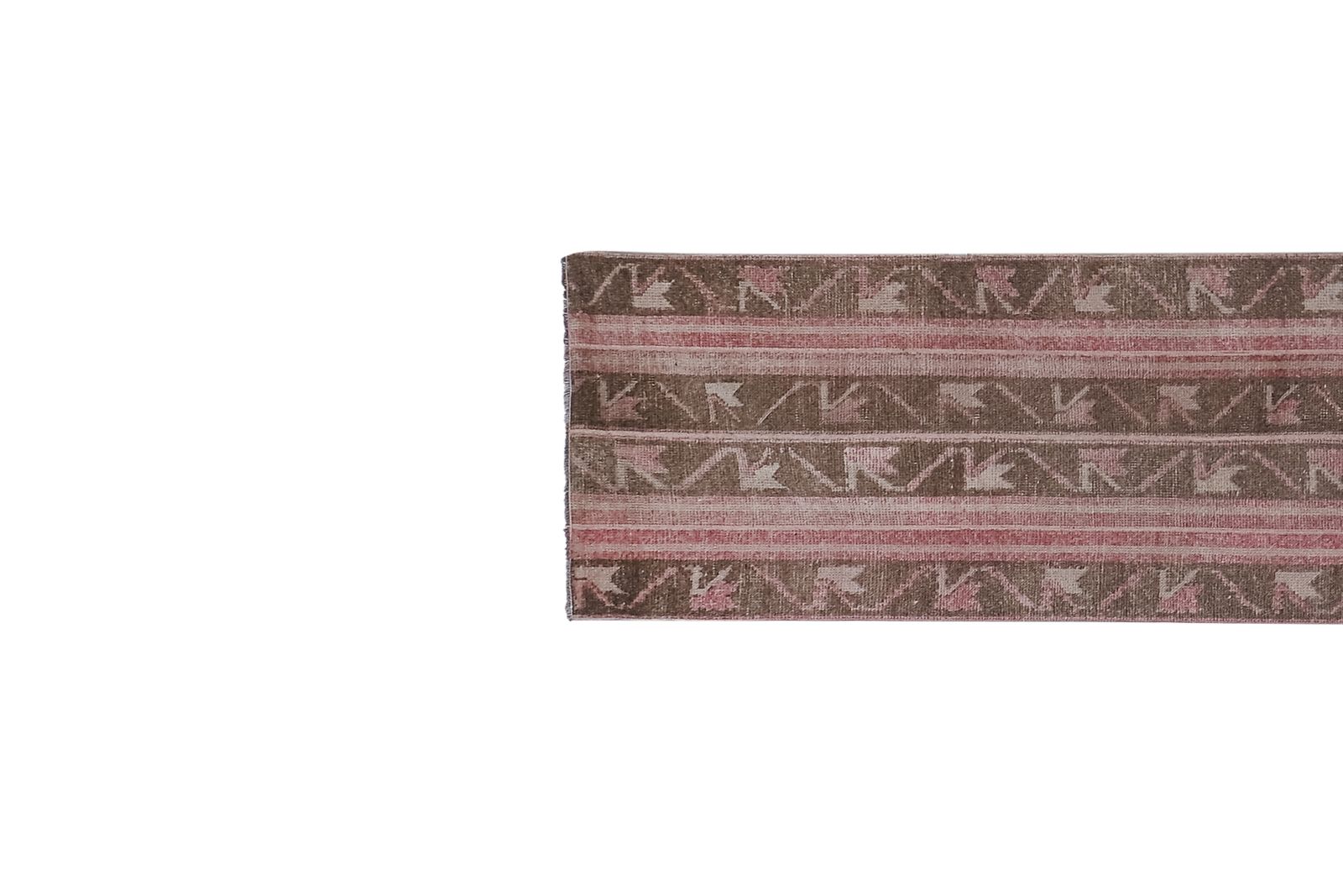 Vintage Turkish Oushak Extra Long And Narrow Runner With Midcentury photo for sale