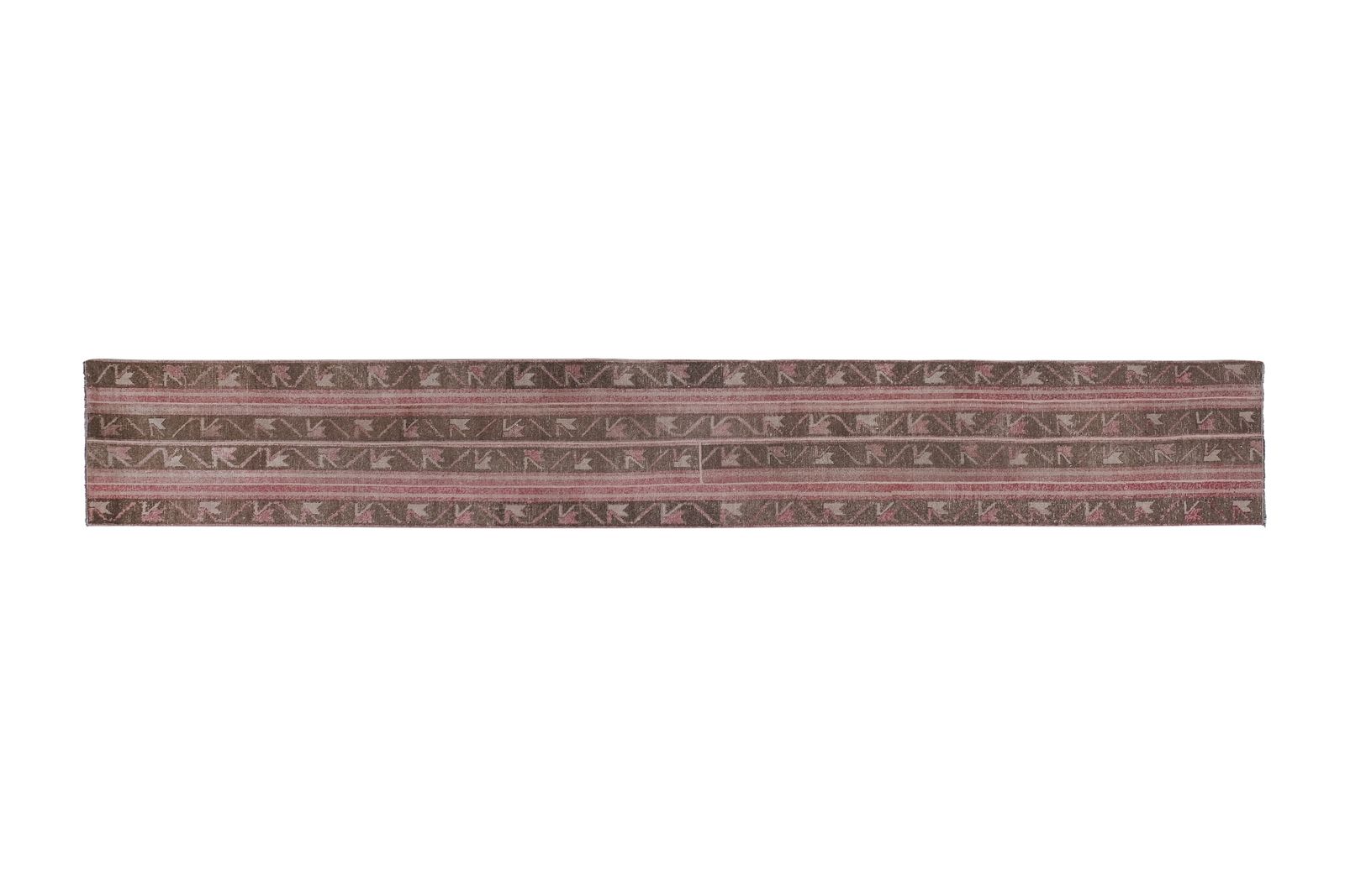 Vintage Turkish Oushak Extra Long And Narrow Runner With Midcentury photo Textiles