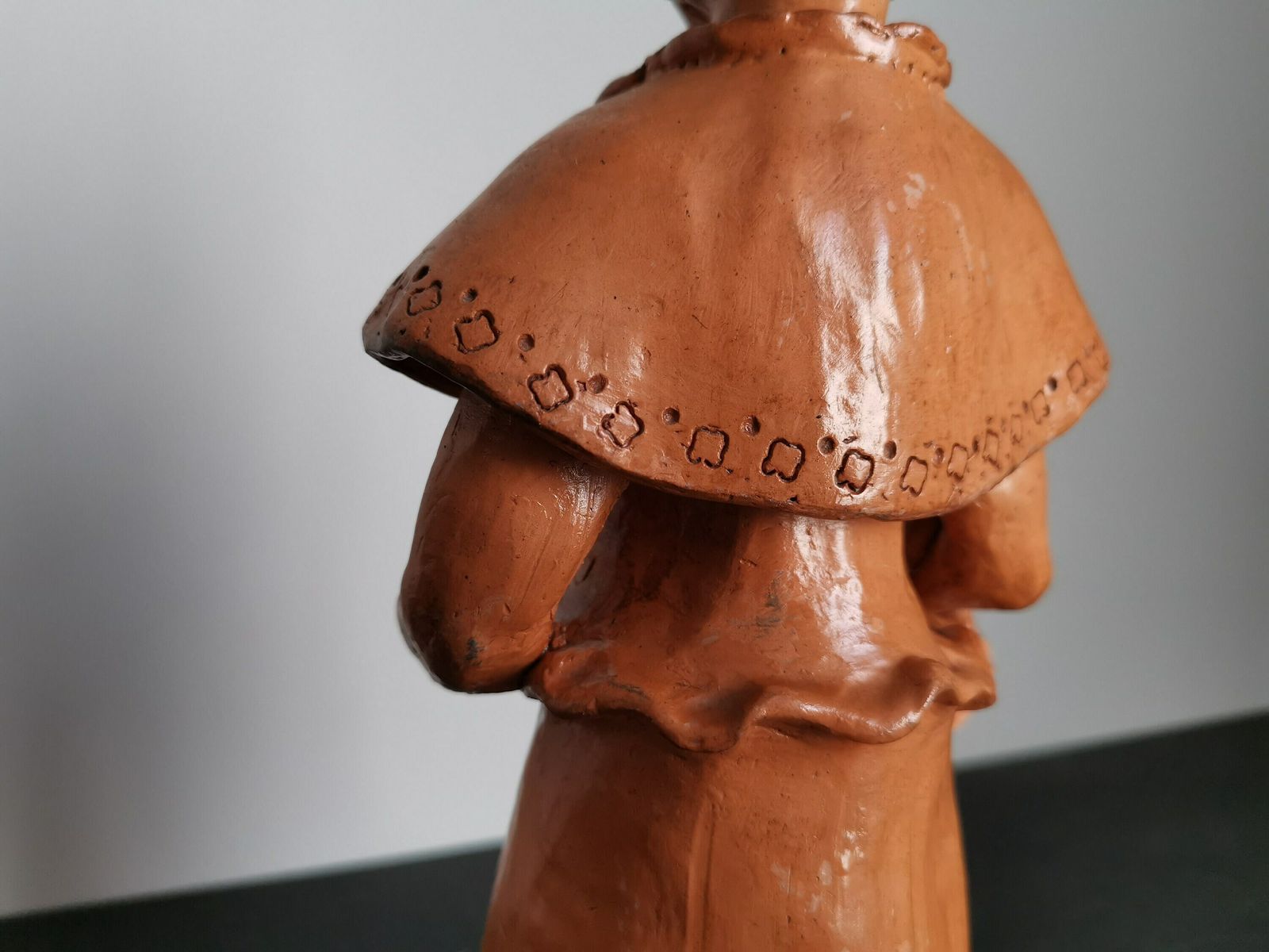 Provencal Terracotta Figurine / 1960 / Craftsmanship / France Mid Century / Vintage / Twentieth Century photo buy