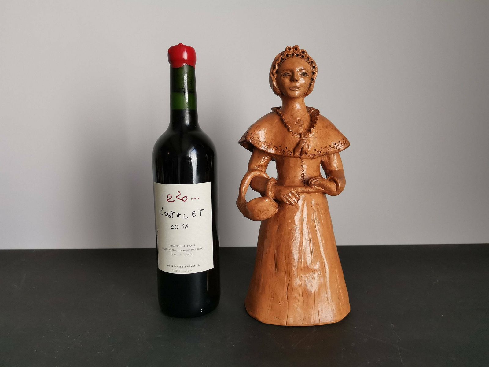 photo for sale Provencal Terracotta Figurine / 1960 / Craftsmanship / France Mid Century / Vintage / Twentieth Century