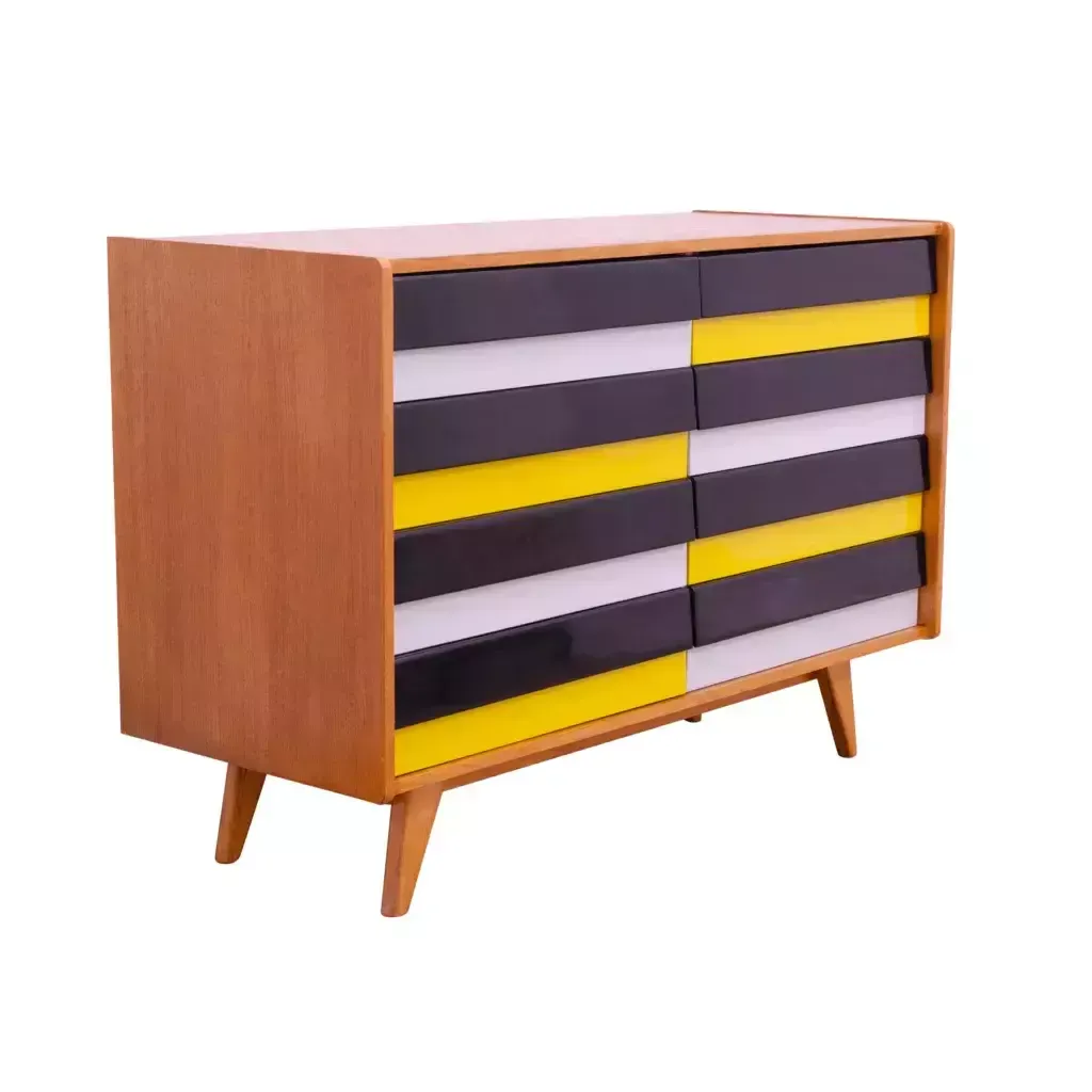 Mid Century Chest Of Drawers U 458 By Jiri Jiroutek Czechoslovakia 1960s