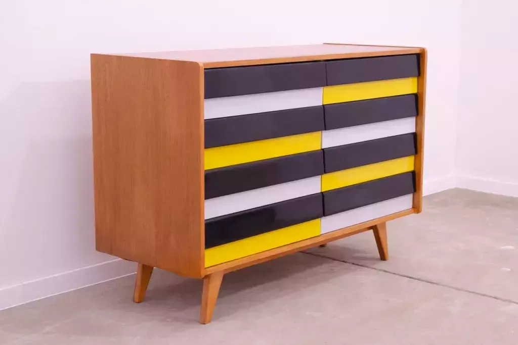 Mid Century Chest Of Drawers U 458 By Jiri Jiroutek Czechoslovakia 1960s photo buy