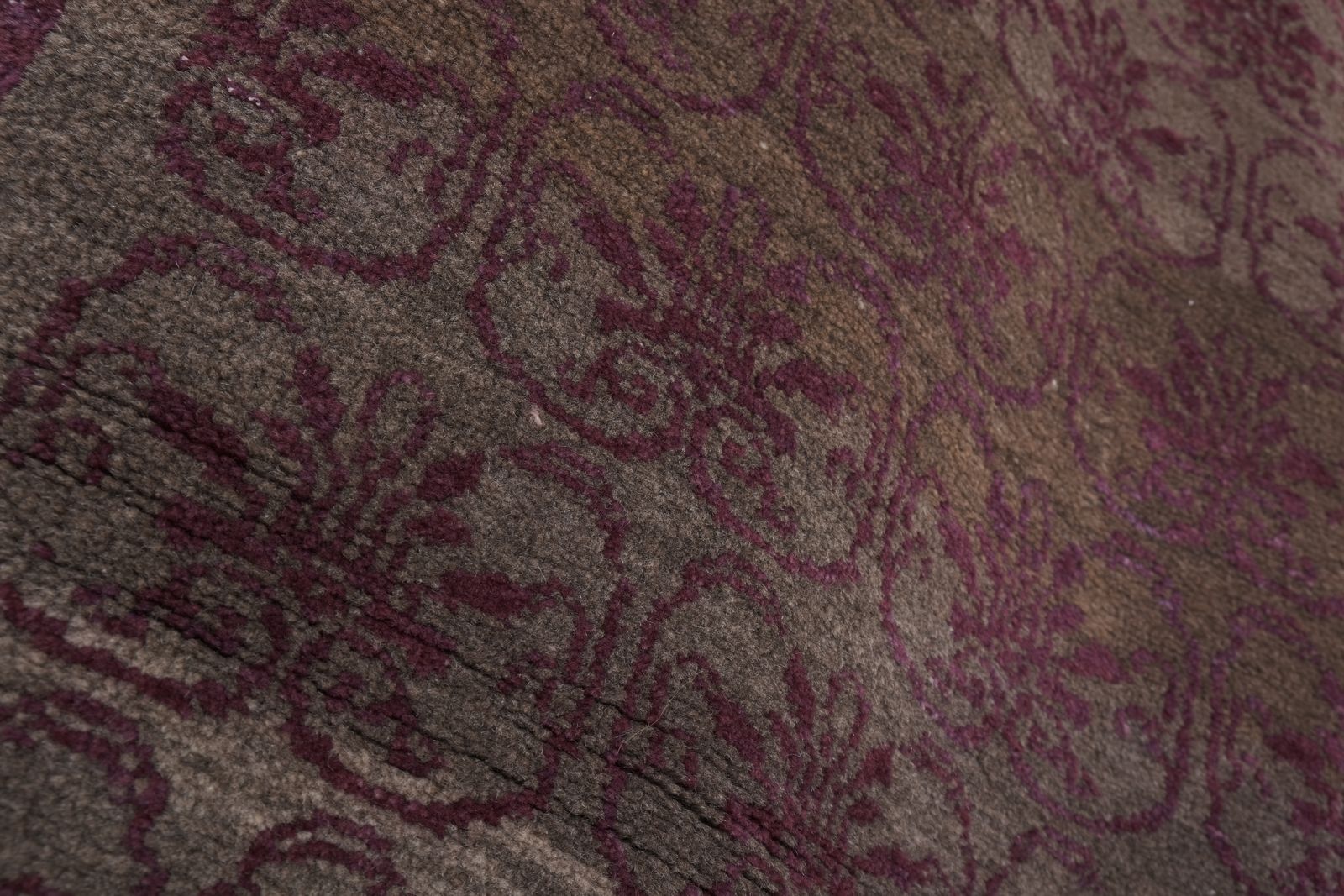 Turkey Shaggy Rug Runner, Hand Woven Soft Mohair Wool Carpet photo vintage