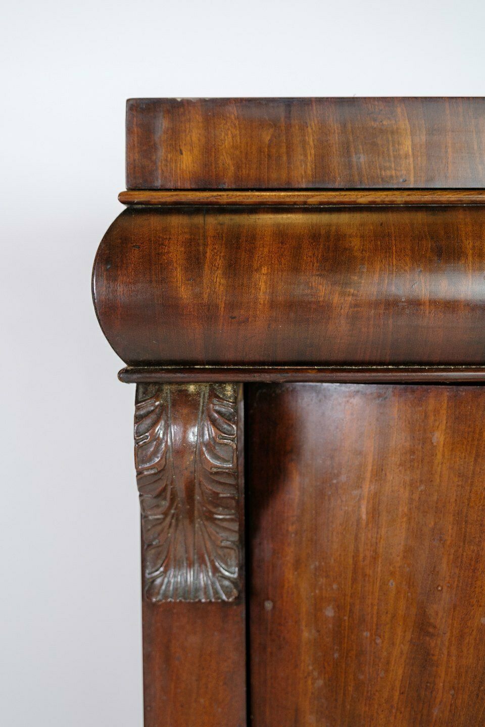 Entrance Furniture In Mahogany With Curved Front From 1860s photo Furniture