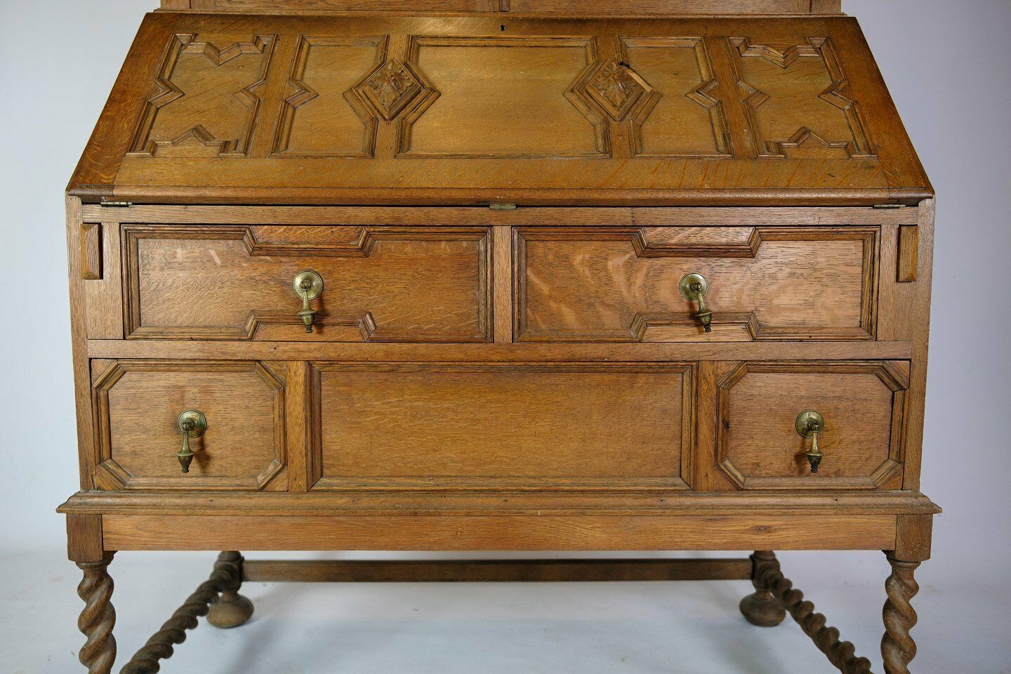 Chatol With Upper Cabinet In Oak, England From 1890s photo furniture