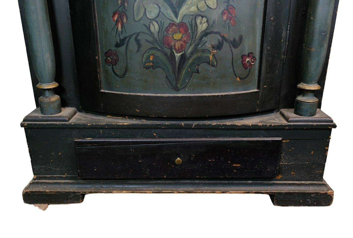 Hedebo Cabinet With Flowers Decoration From 1836s photo vinterior