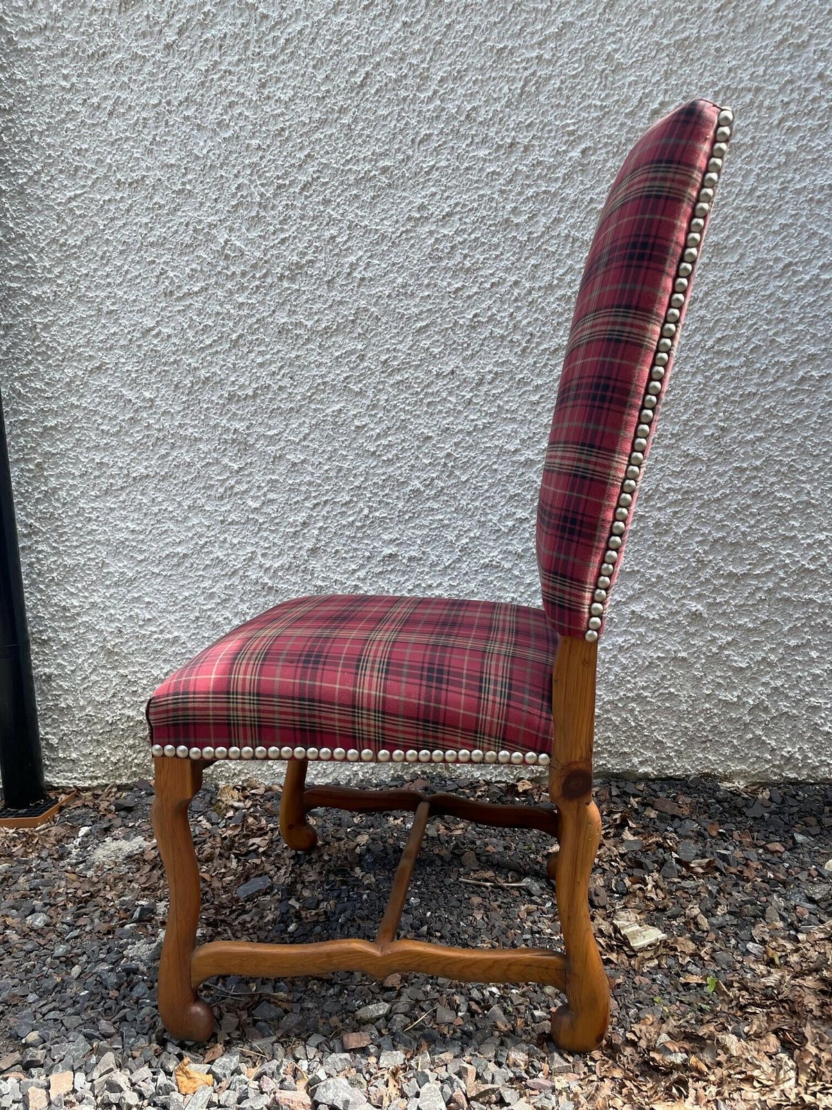 Ralph Lauren Polo Set Of 8 Tartan Dining Chairs photo vintage