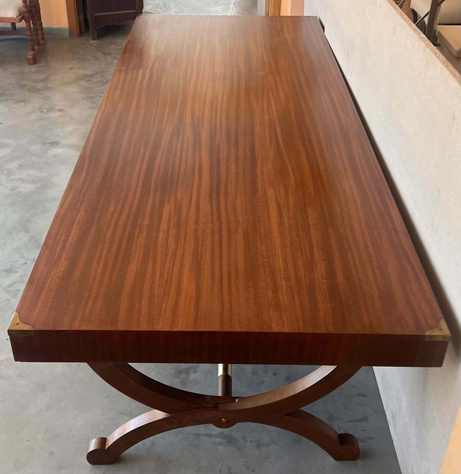 photo furniture 1930's Art Deco Large Dining Table Or Hall Table