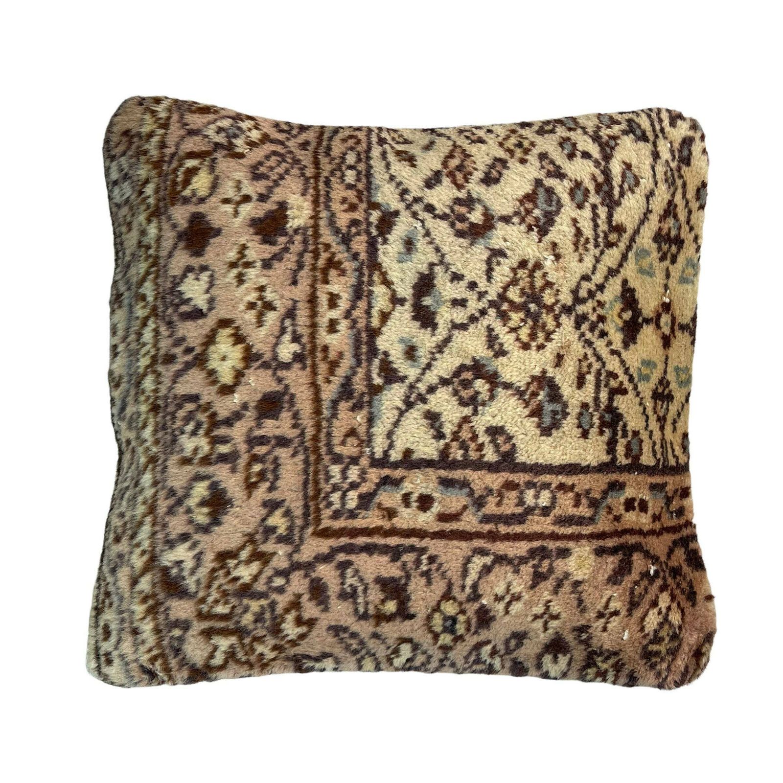 18'' X 18'' Vintage Handgemaakte Tapijtkussenhoes, 45 X 45 Cm Decoratieve Tapijtkussenhoes, Grote Vintage Turkse Tapijtkussenhoes