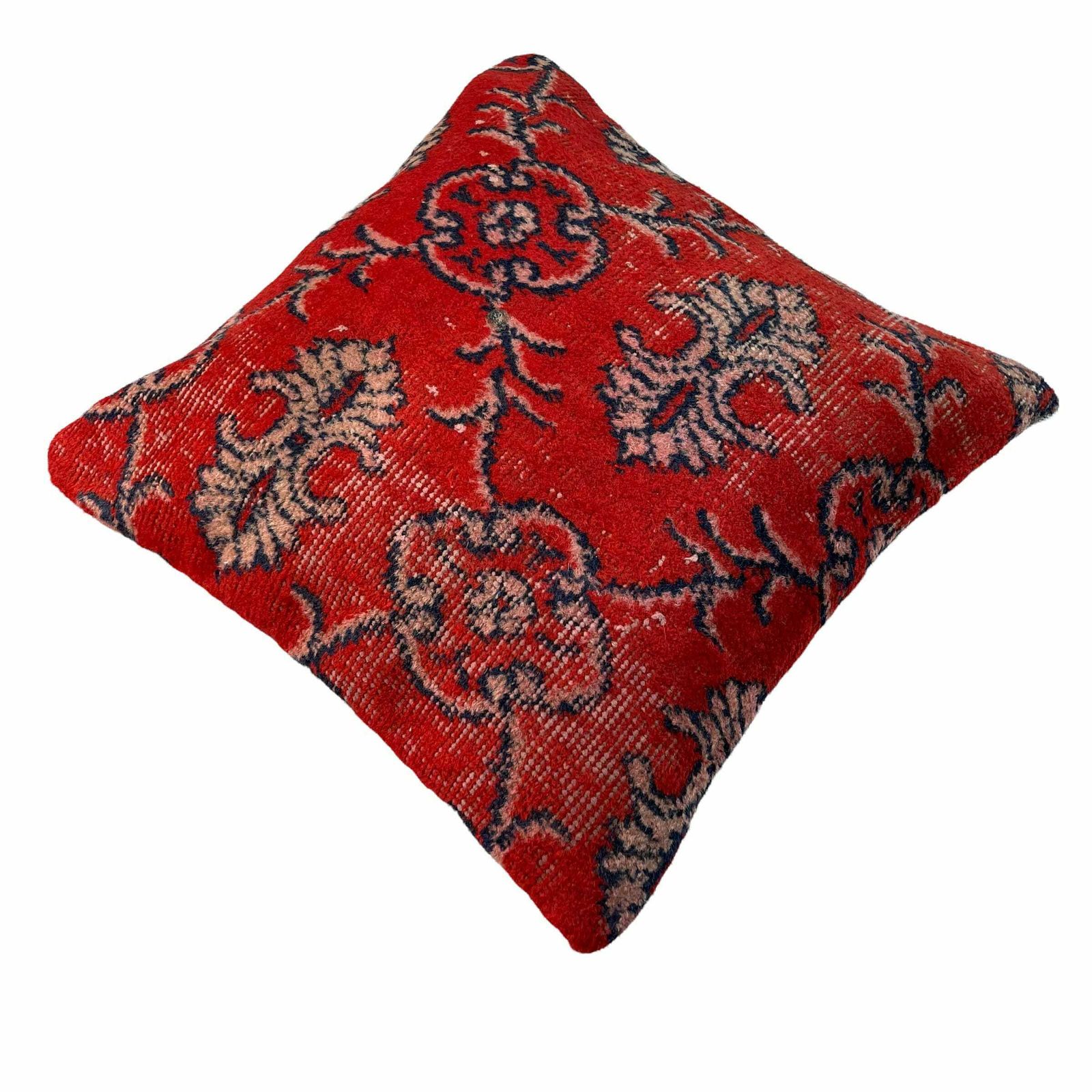 18'' X 18'' Vintage Handgemaakte Tapijtkussenhoes, 45 X 45 Cm Decoratieve Tapijtkussenhoes, Grote Vintage Turkse Tapijtkussenhoes photo furniture