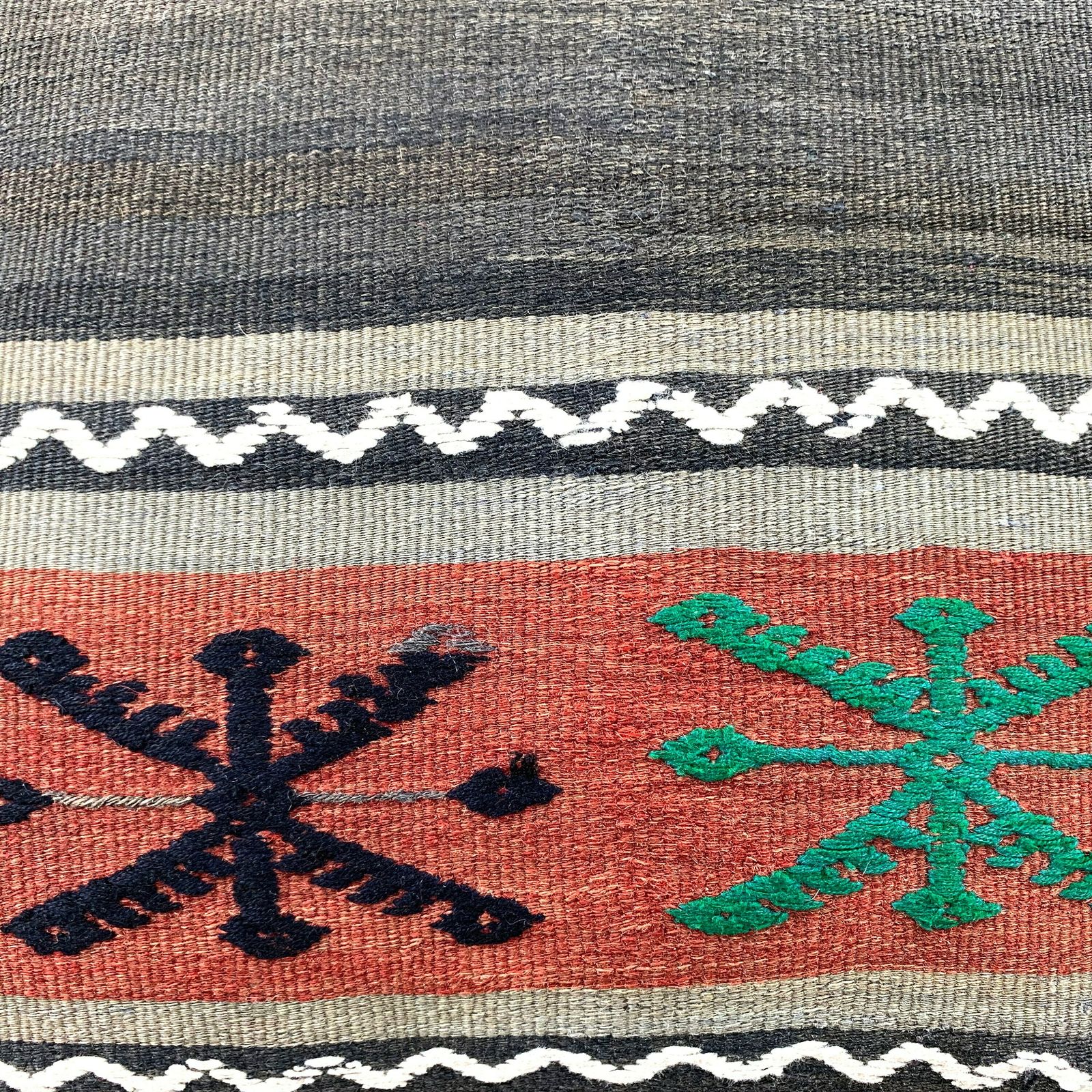 45x45 Cm Vintage Turkish Kilim Pillow Cover , Decorative Handmade Cushion Cover photo Textiles