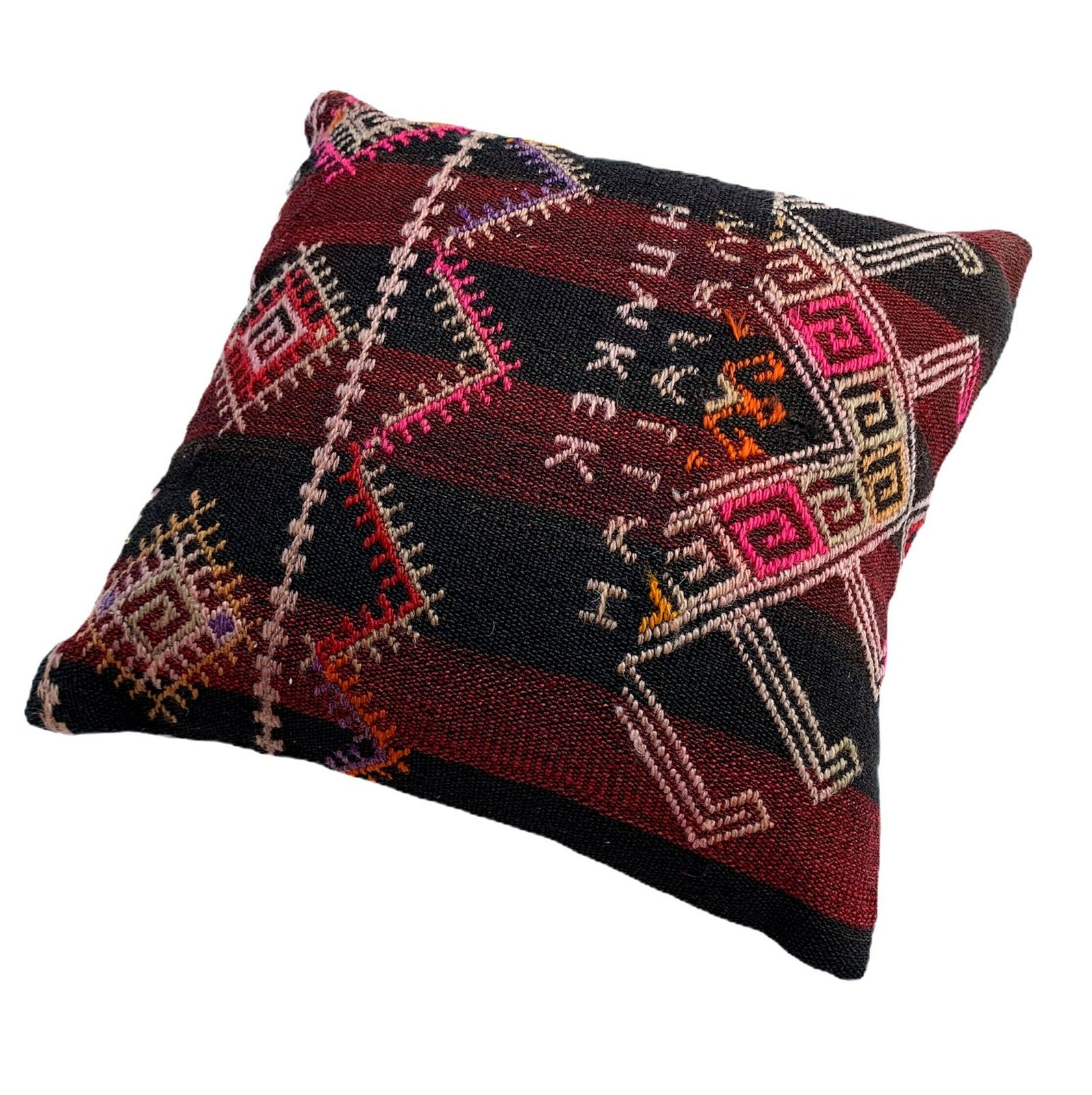 Kilim Pillow 14'x14' Kilim Pillows Kilim Pillow Cover Meditation Bench Kelim Teppich Boho 35x35 Cm Kilim Cushion Kilim Sofa Turkish Pillow photo furniture
