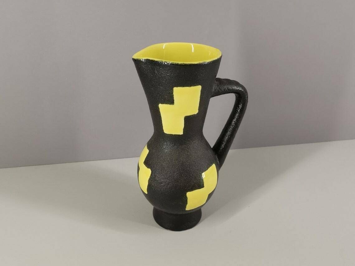 Elchinger Pitcher France Ceramics 50s / Collection / French Ceramics / 50s / Vintage / Mid Century / Xxth Century photo furniture