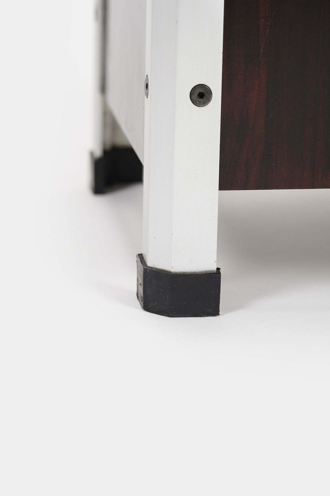 Gianni Moscatelli, Umbrella Stand, Rosewood And Aluminium, Formanova, 60s photo vintage