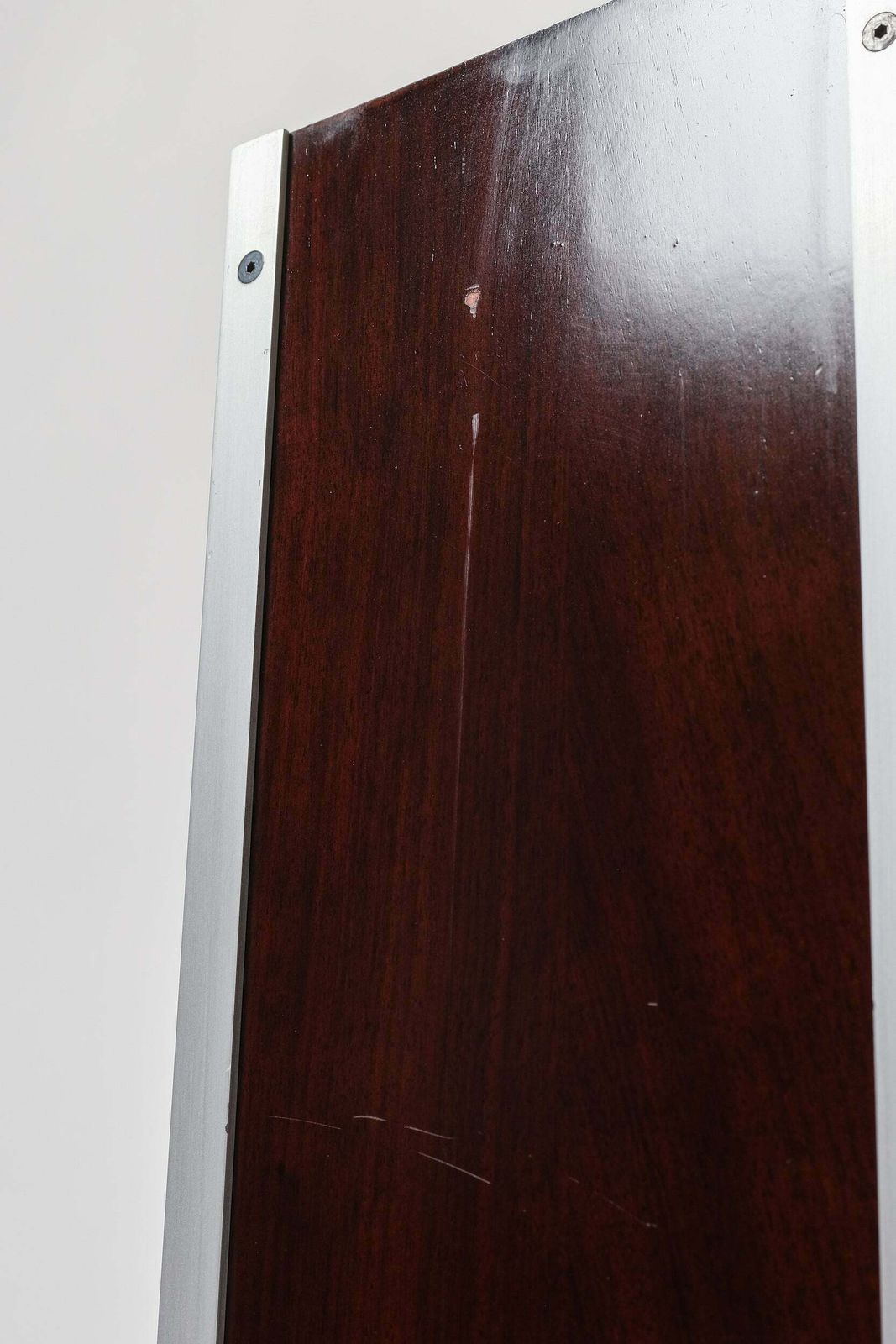 Furniture Gianni Moscatelli, Umbrella Stand, Rosewood And Aluminium, Formanova, 60s photo