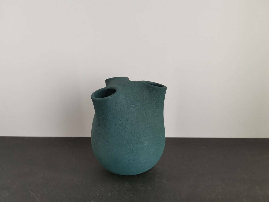 Contemporary Ceramic Vase, Asymmetrical Free Form / Organic Forms / Contemporary Ceramics photo furniture
