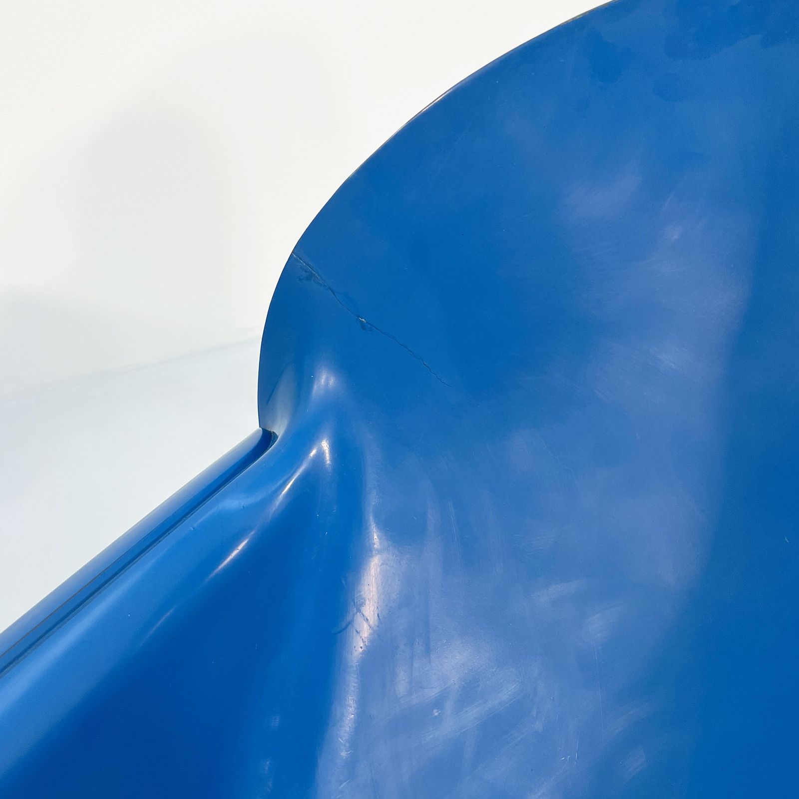 Pair Of Blue Model 4794 Lounge Chairs By Gae Aulenti For Kartell, 1970s photo vintage