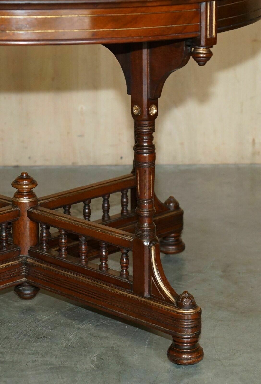 photo buy Gillows Of Lancaster Aesthetic Movement Amboyna Burr Walnut Occasional Table