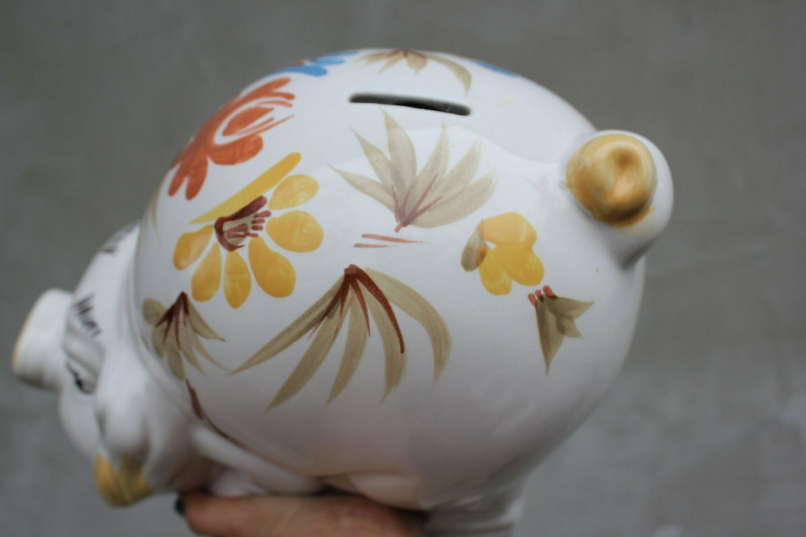 Family, Large Piggy Bank, Cute Money Box Coin Safe Bank, Collectible Porcelain Toy, Newborn Gift photo vinterior