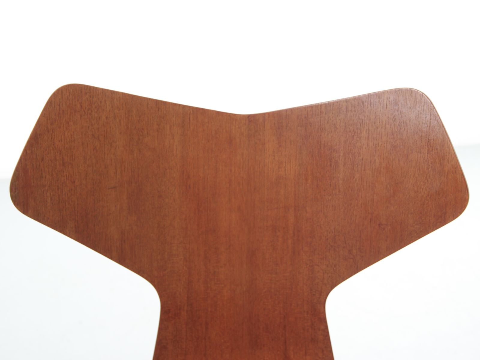 3250.0 Set Of 3 Chairs "Grand Prix" Of Arne Jacobsen In Teak photo
