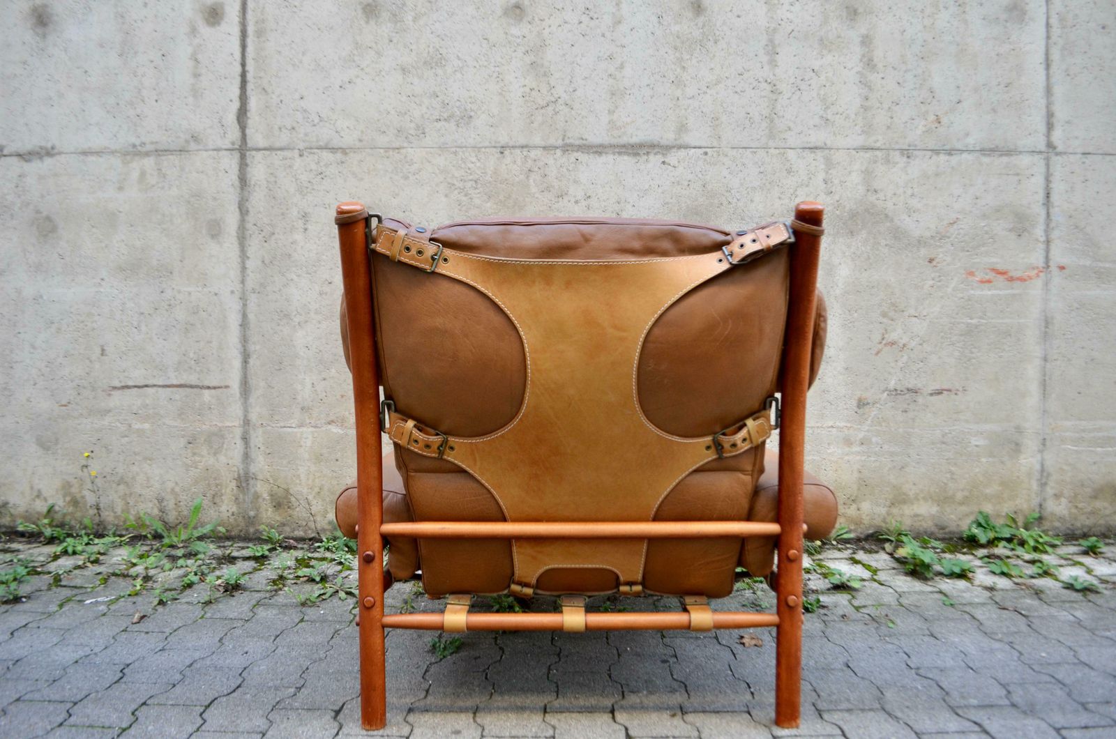 photo vinterior Arne Norell Model Inca Caramel Leather Lounge Chair