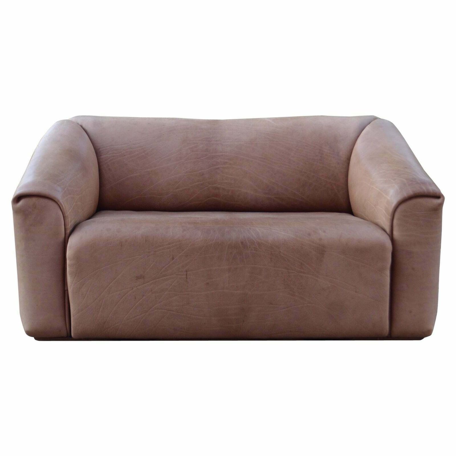 De Sede Ds 47 Loveseat Neck Leather Sofa Brown