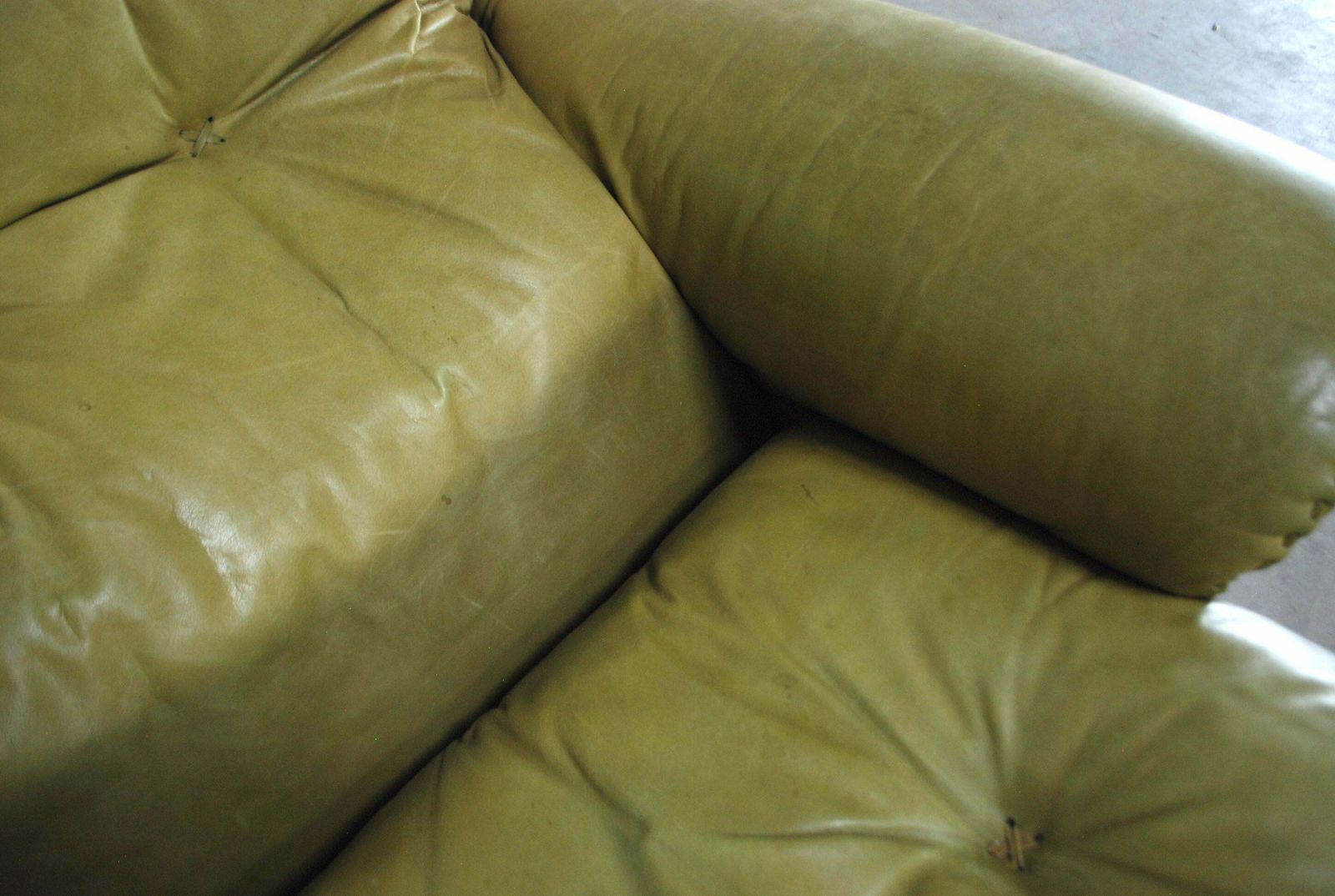 Furniture De Sede James Bond Leather Lounge Chair Ds 101 Olive Green photo
