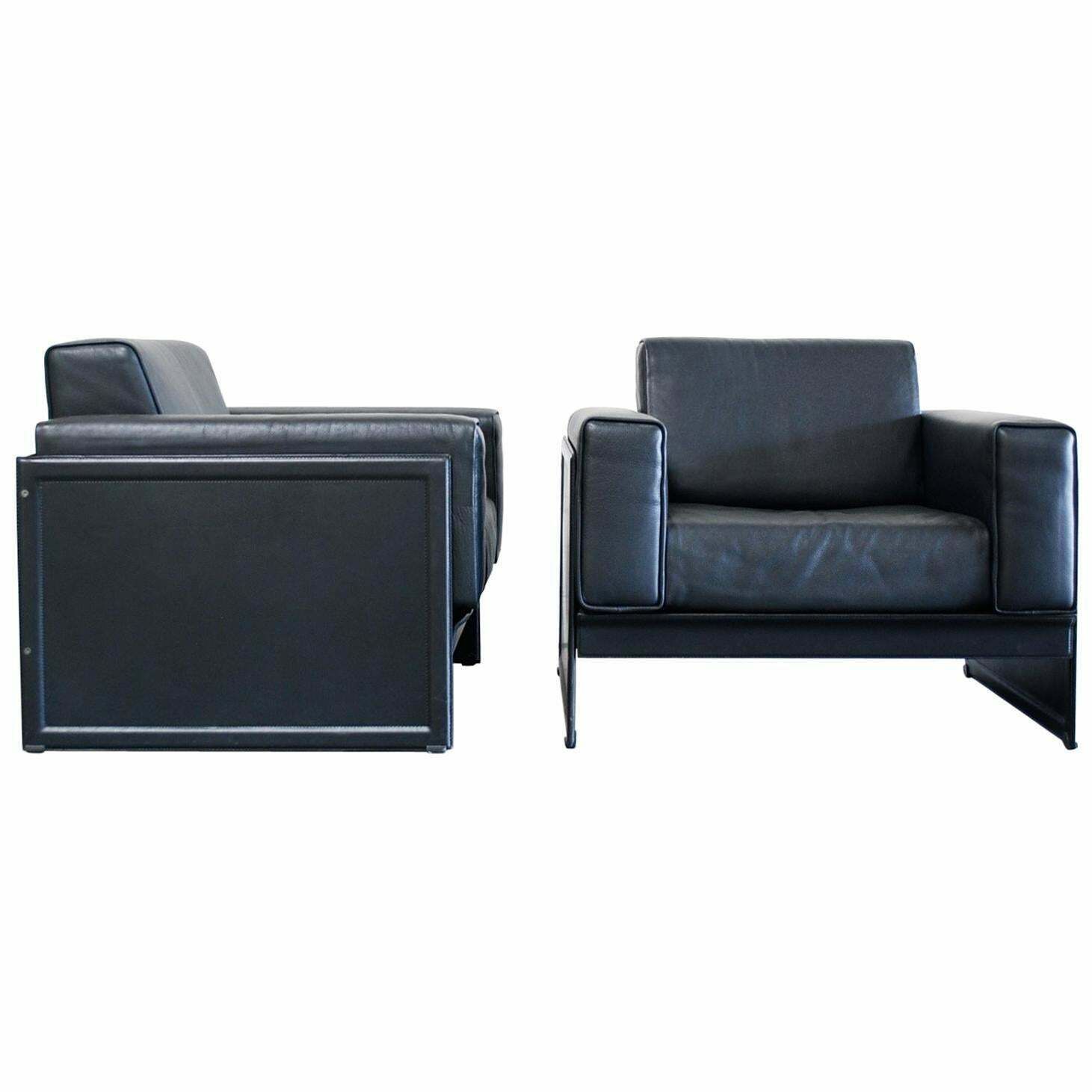 Matteo Grassi Korium Leather Armchair Or Chair Korium By Tito Agnoli