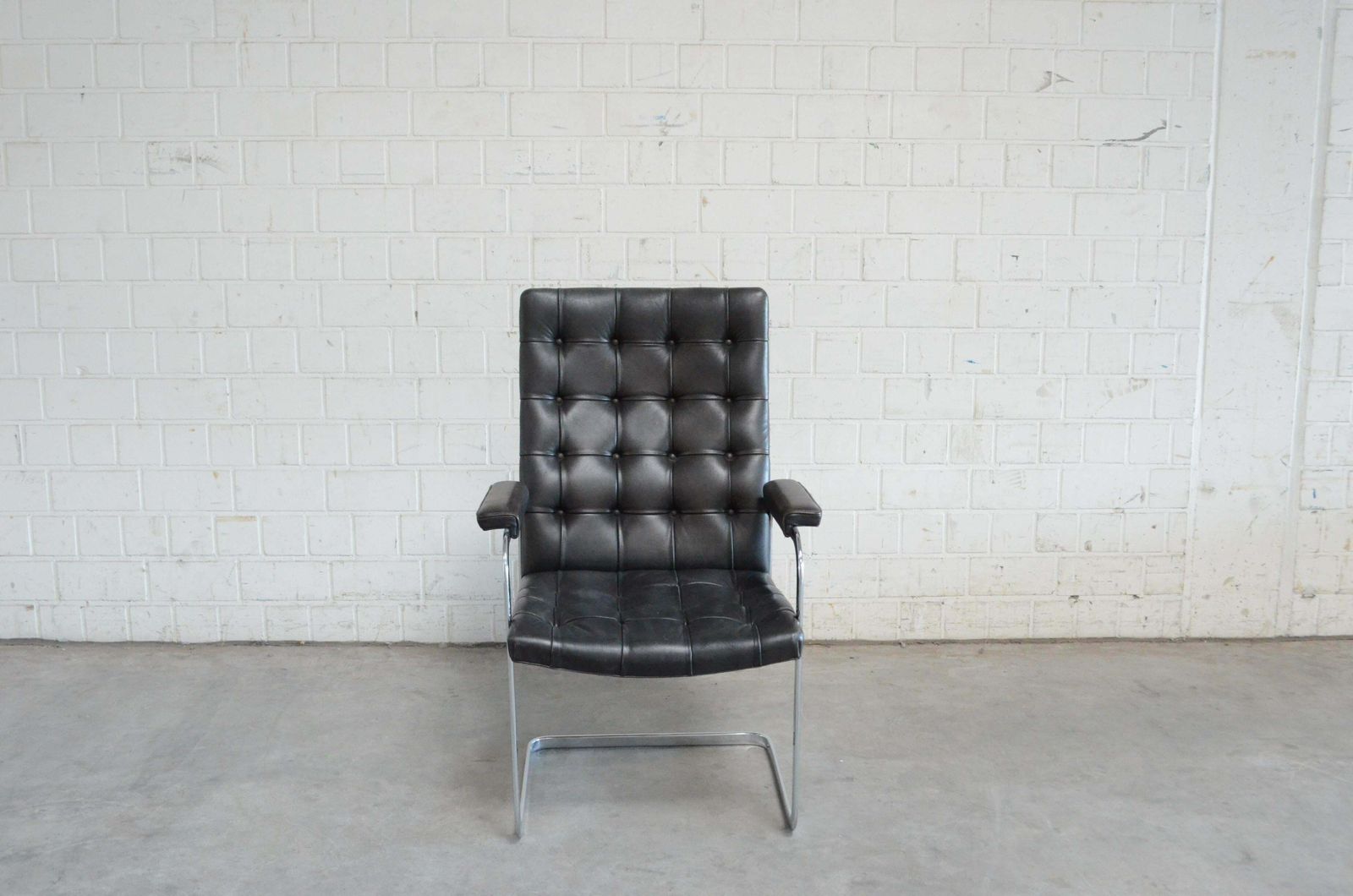 Robert Haussmann De Sede Rh 305 High Back Chair Black photo for sale