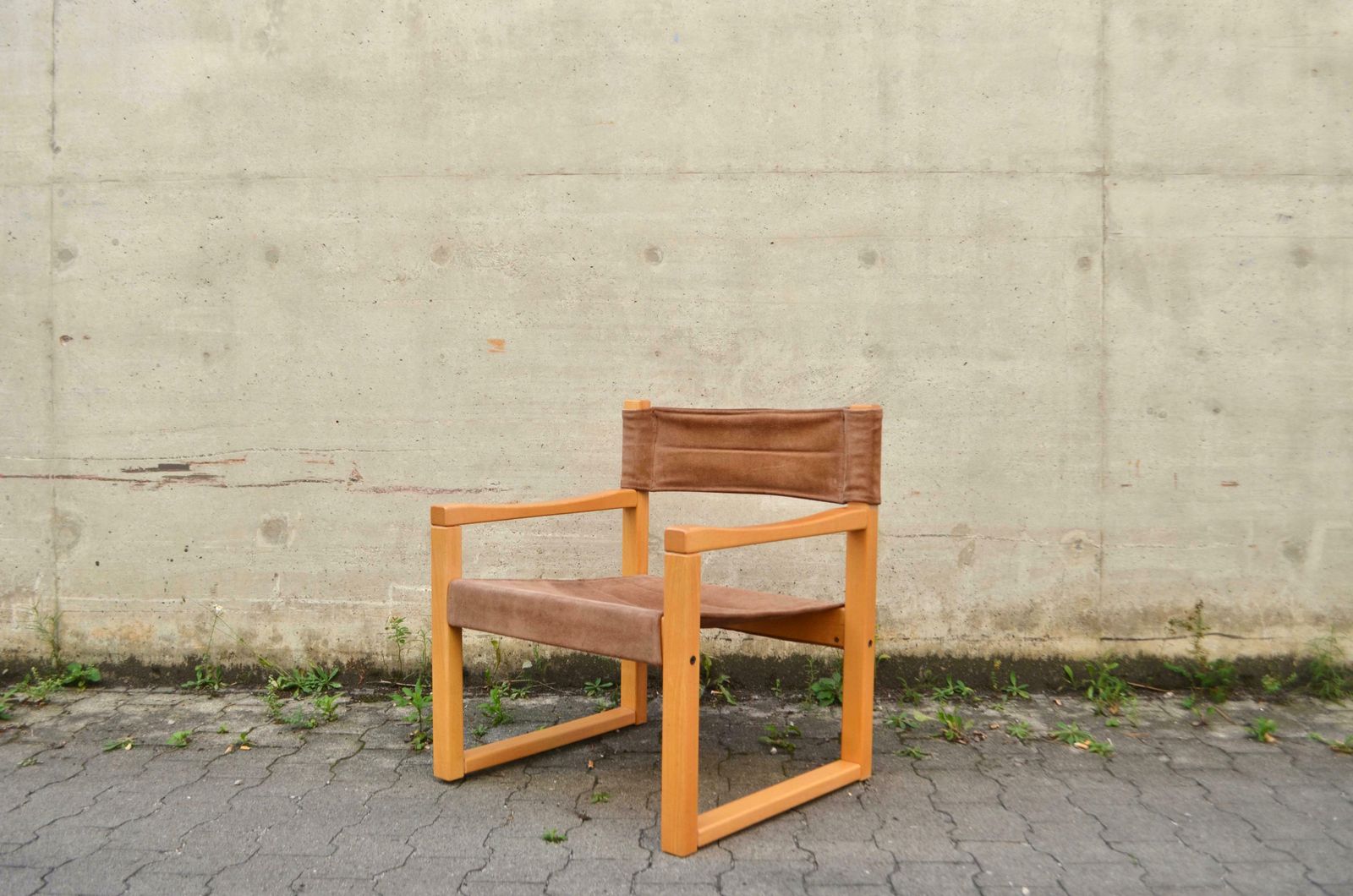 Karin Mobring Model Diana Brown Cognac Sling Lounge Chair Vintage Ikea, 1 Of 2 photo Furniture