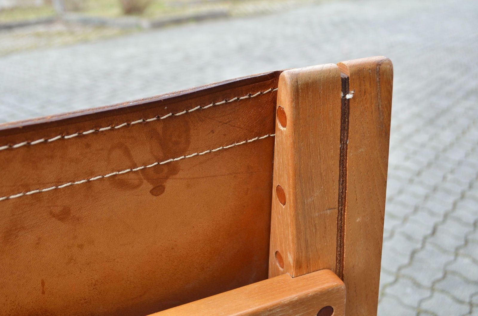 photo vinterior Rare Pierre Chapo S11 Saddle Cognac Chair Set Of 2