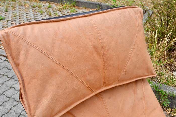 Vintage Ikea 80ties Tord Bjorklund Modell Skye Cognac Chaiselongue photo vinterior