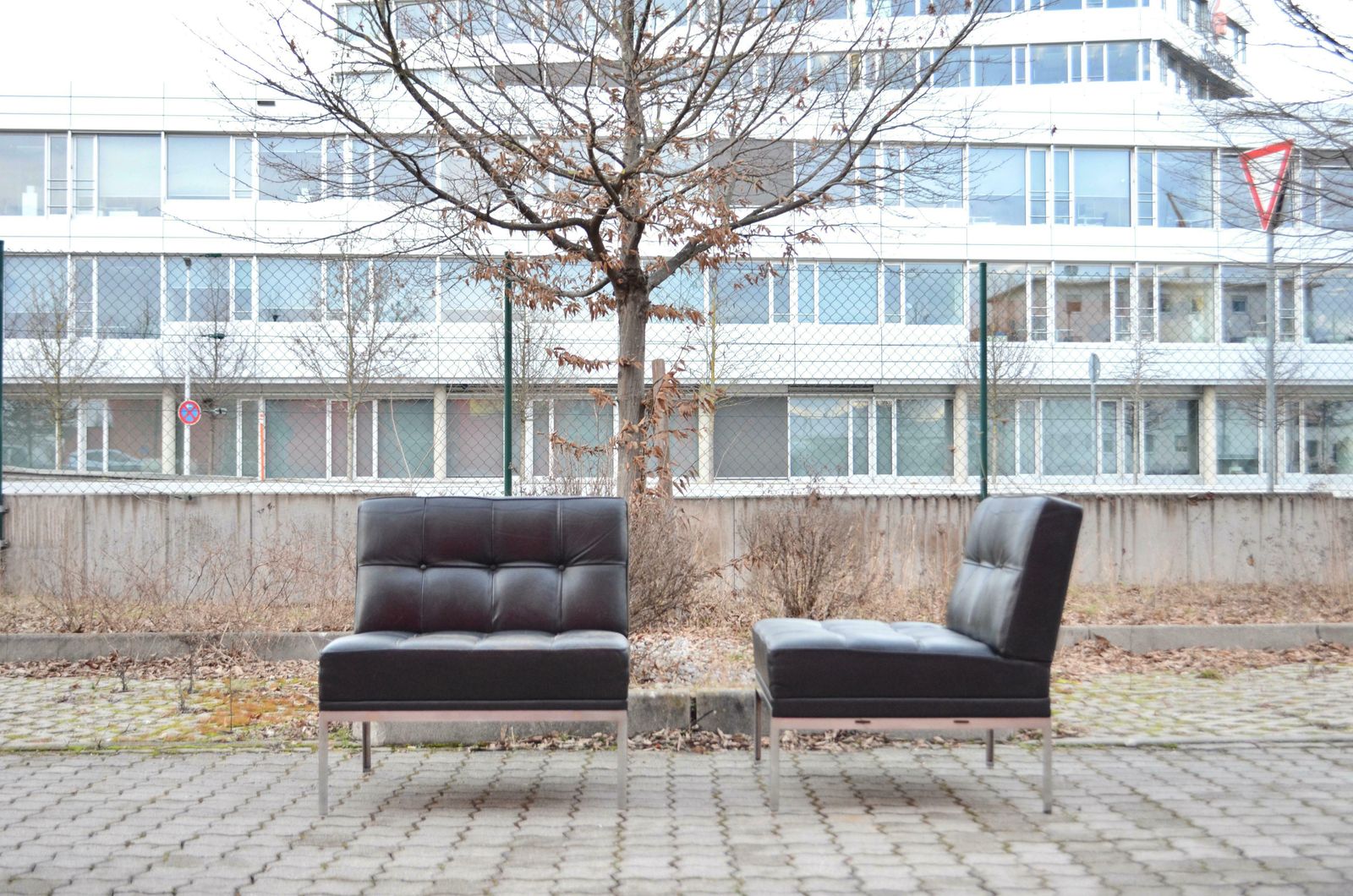 Johannes Spalt Leather Easy Lounge Chair Constanze By Wittmann Set Of 2 photo furniture