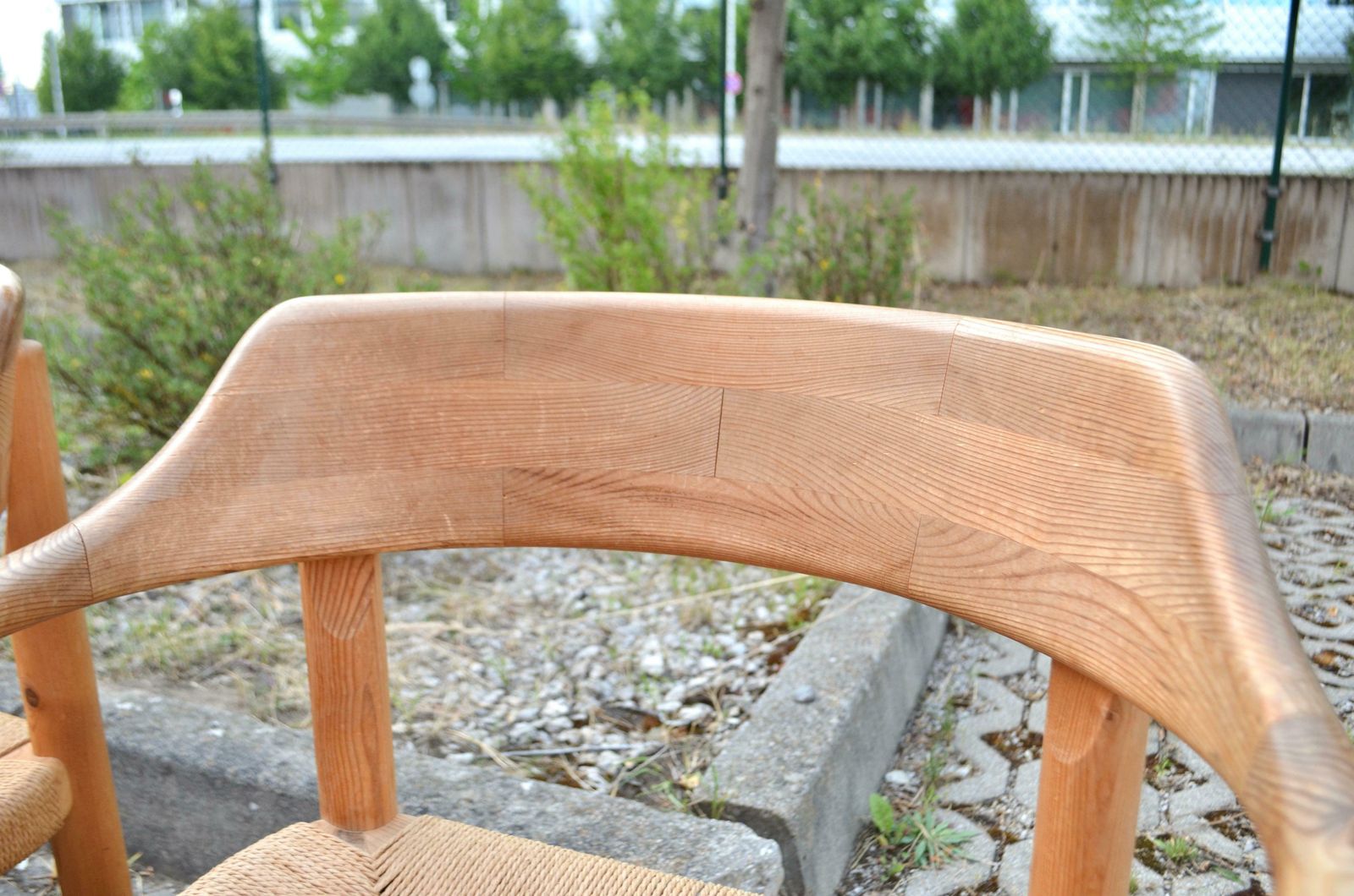 4764.0 Rainer Daumiller Danish Papercord Dining Armchair Scandinavian Pine Set Of 4 photo