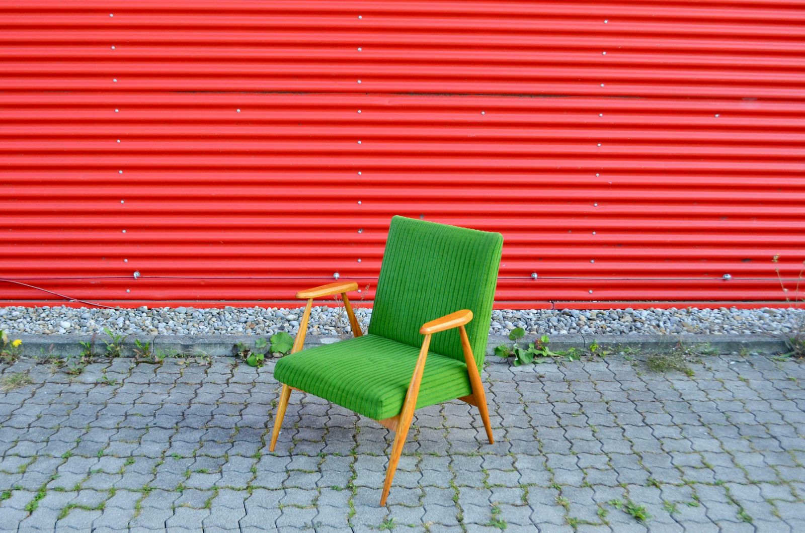 Rare Mid Century Modern Czech Kubism Lounge Elm Easy Chairs photo for sale