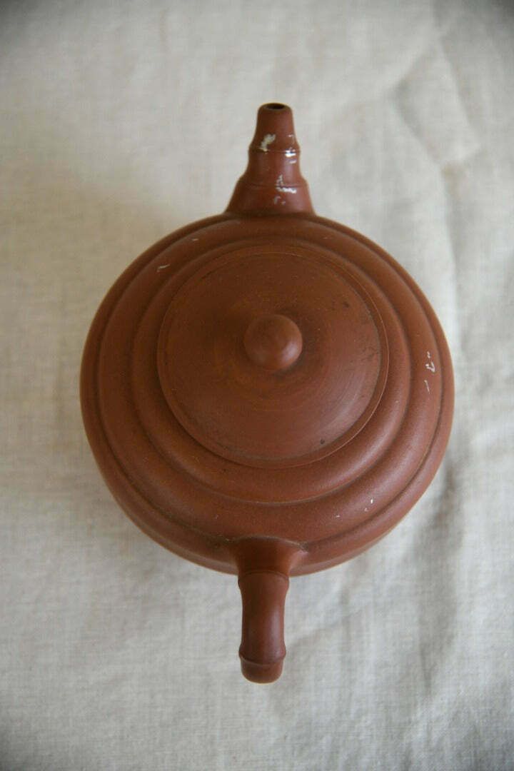 Chinese Red Clay Teapot & Cups photo vintage