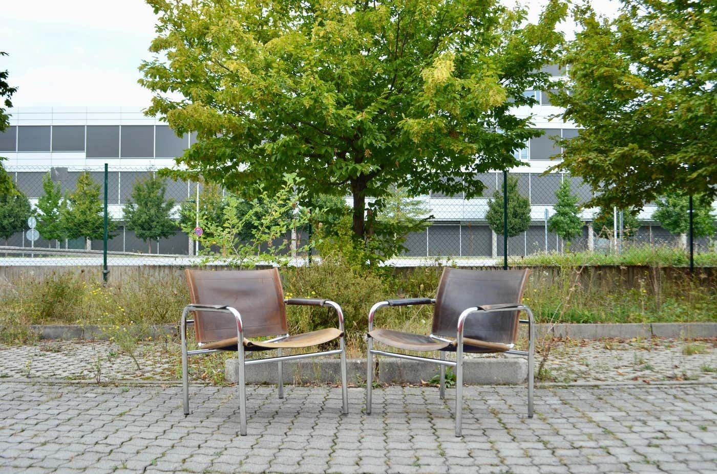 photo furniture Vintage Ikea 80ties Tord Bjorklund Modell Klinte Lounge Chair Armchairs Set Of 2