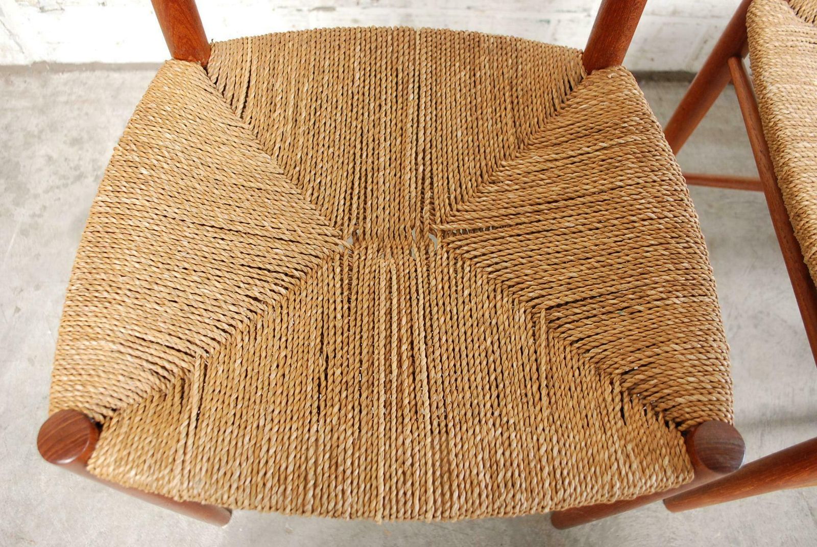 Furniture Peter Hvidt And Orla Mølgaard Nielsen 8 Teak Dining Chairs Model 316 For Soborg photo