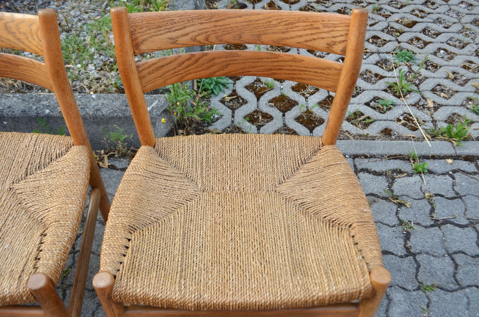 Furniture Børge Mogensen Model Bm1 Dining Oak Chairs For C.M. Madsens Set Of 6 photo