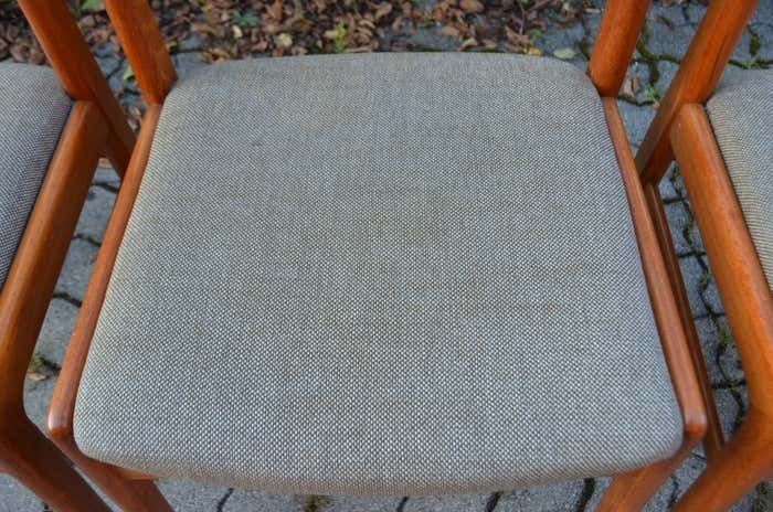 photo buy Erik Kirkegaard For Hong Stole Stolefabrik Danish Teak Dining Chair Set Of 4