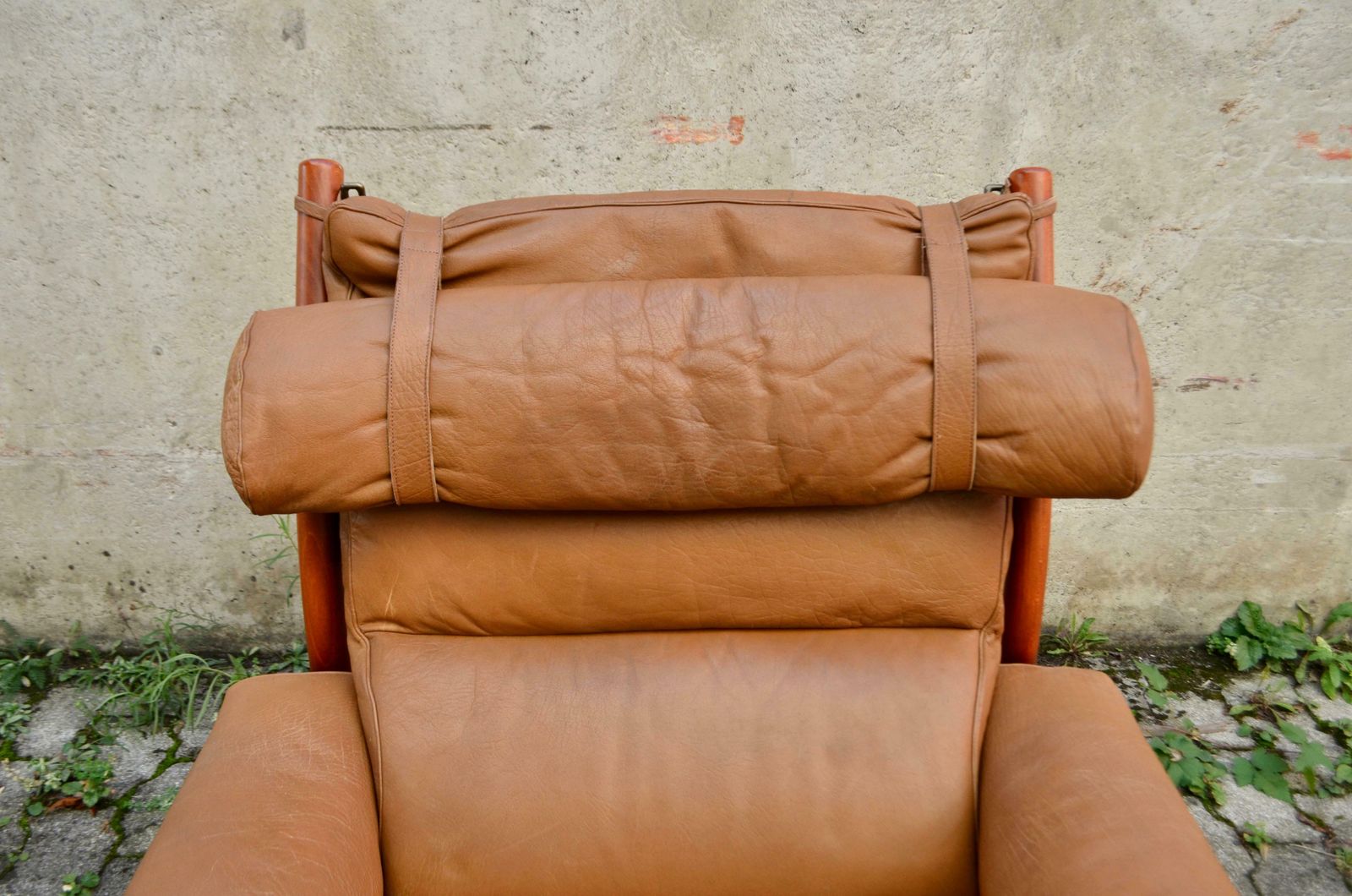 Arne Norell Model Inca Caramel Leather Lounge Chair photo 6353.0