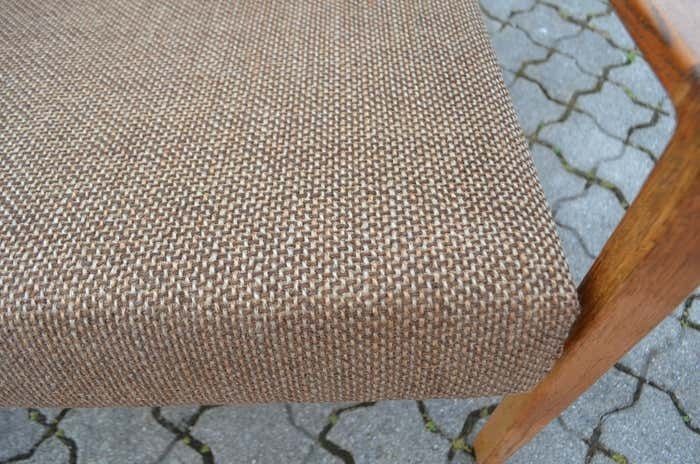 Modernist Hartmut Lohmeyer Oak Easy Lounge Chair For Wilkhahn Mid Century 1 Of 2 photo vintage